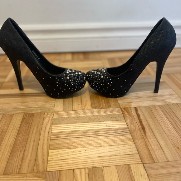 Sparkly platform heels - Picture 3 of 6